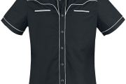 Banned Alternative Men's Trimmed Worker Shirt in Size 2XL (Brand New &amp; Unopened)