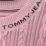 Tommy Jeans cable knit crew neck jumper Image 2