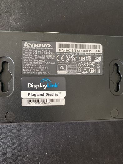 Lenovo Pro docking station