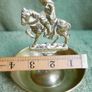Vintage Lady Godiva Naked Lady Coventry Brass Ornament. Image 6