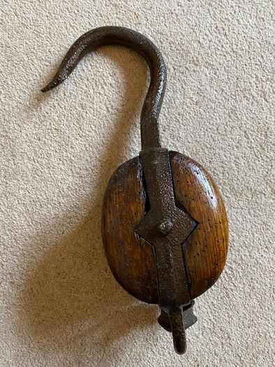 Antique barn/ships pulley block