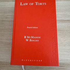 Law of Torts 4th Edition McMahon & Binchy