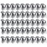 Stackable Garden Chairs 45 pcs Plastic Anthracite Image 2