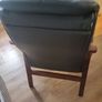 Black Leather Chair Image 5