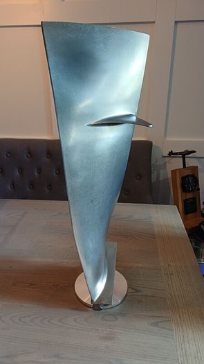 Mounted Airbus A340-300  CFM 56-5C Stage 1 Titanium Jet Engine Blade, Aircraft, Aviation