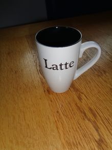 Latte Ceramic Mug for Sale