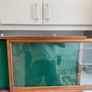 Antique Solid Mahogany Notice Board Image 2