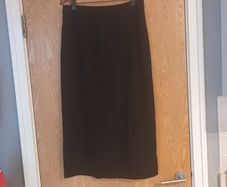 Grazia  Black  Kint A-Line Skir t.   .18.  NEW.