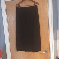 Grazia  Black  Kint A-Line Skir t.   .18.  NEW.