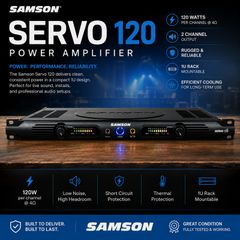 Samson Servo 120a Power Amplifier (EU Plug)