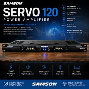 Samson Servo 120a Power Amplifier (EU Plug)
