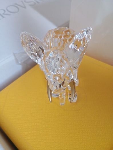 Swarovski crystal elephant