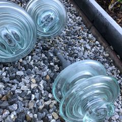 vintage glass insulator