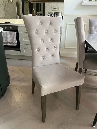 Kingsbury Velvet Dining Chairs x6