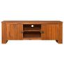 TV Cabinet 110x30x40 cm Solid Teak Wood Image 3
