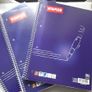 Staples A4 80pg 4 hole Spiral bound Subject Student Notebook Project Book Home Office School College Image 3