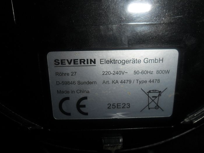 Severin coffee maker