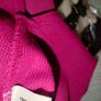 Vintage fuschia pink sleeveless cardigan xl Image 5