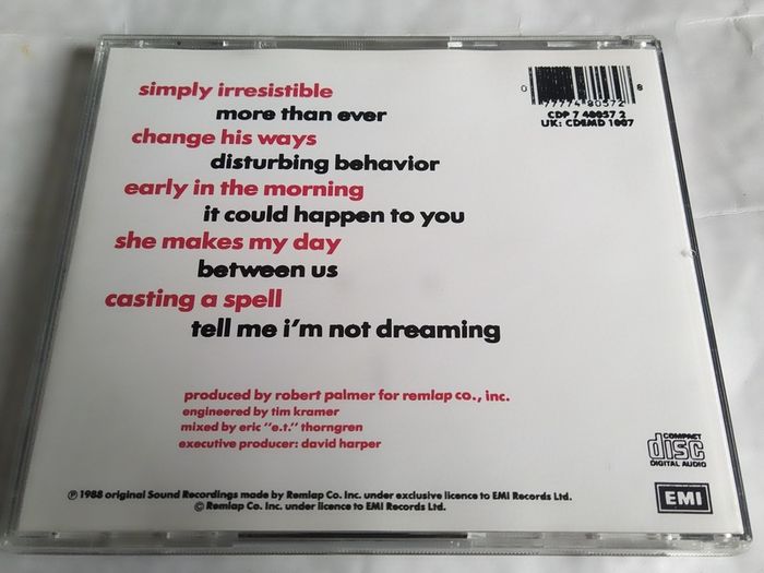 Robert Palmer - Heavy Nova Cd