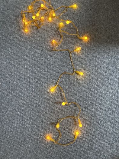 Golden Christmas Lights