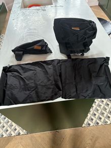 Restrap top tube bag and bar bag