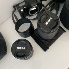 Nikon Camera with  Lenses &  Bag