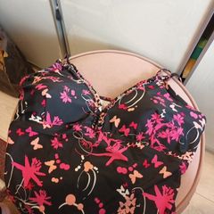 ladies swimwear top and contrast bottoms