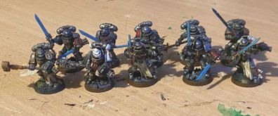 Warhammer 40k Grey Knights ten man Strike/Purifier Squad