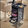 Professional Hairdressing Salon Trolley  5 Drawer Rolling Cart with Accessories Image 3