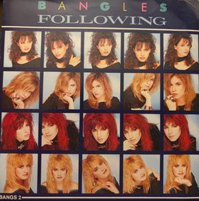 The Bangles Following Dover Beach 1987 UK 7inch Vinyl