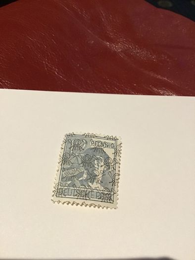 Rare Old German stamp