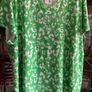 SAMOON  Further Reduced.   New Top In Emerald Green And White With A Diamonte Motif . Length Is 30 Inches Image 3