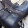 Gabor New Navy Leather Ankle Boots 6.5 Image 4