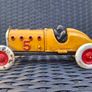 Vintage Heavy Cast Iron Race Car Image 8