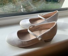 White Communion/Flower girl/formal shoes