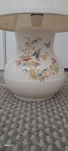 vintage wicklow ceramics lamp