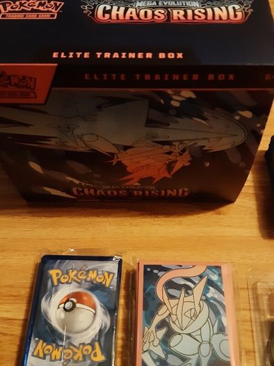 Pokemon Chaos rising open etb plus bulk and bits