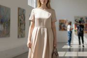 Cream Dress Size 14