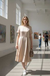 Cream Dress Size 14