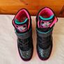 skechers hydee hytops plus 2  Size 4 eu 37 black sparkle in excellent condition Image 4