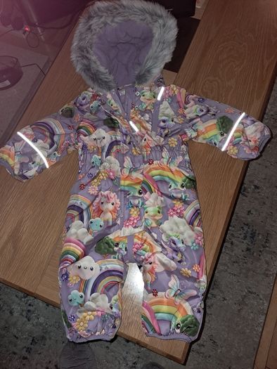 Baby fleece coat all in one Next brand 6-9 month