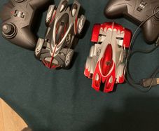 Two Cars with Remote Controls plus USB charge cable's