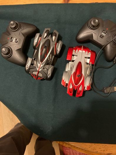 Two Cars with Remote Controls plus USB charge cable's