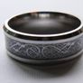 Celtic Dragon Tungsten Ring size S Image 8