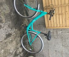 Teal womens bike