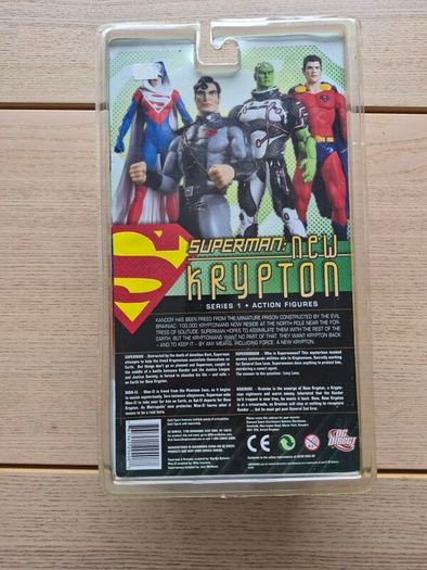 DC Direct Superman: New Krypton 7" BRAINIAC Action Figure Series 1