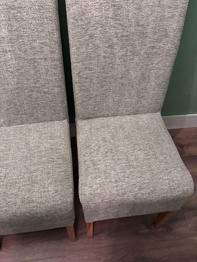 4 Dining Chairs. Newly recovered.