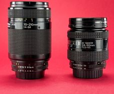 AF Nikkor 24-50mm f/3.3-4.5 Nikon AF 70-210mm f/4.5-5.6