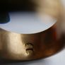 Men's 18K Yellow Gold Plated Ring size V Image 9