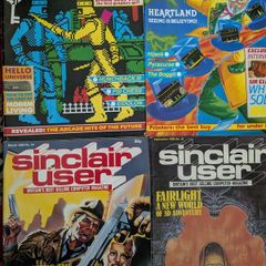 ZX spectrum Sinclair user magazines